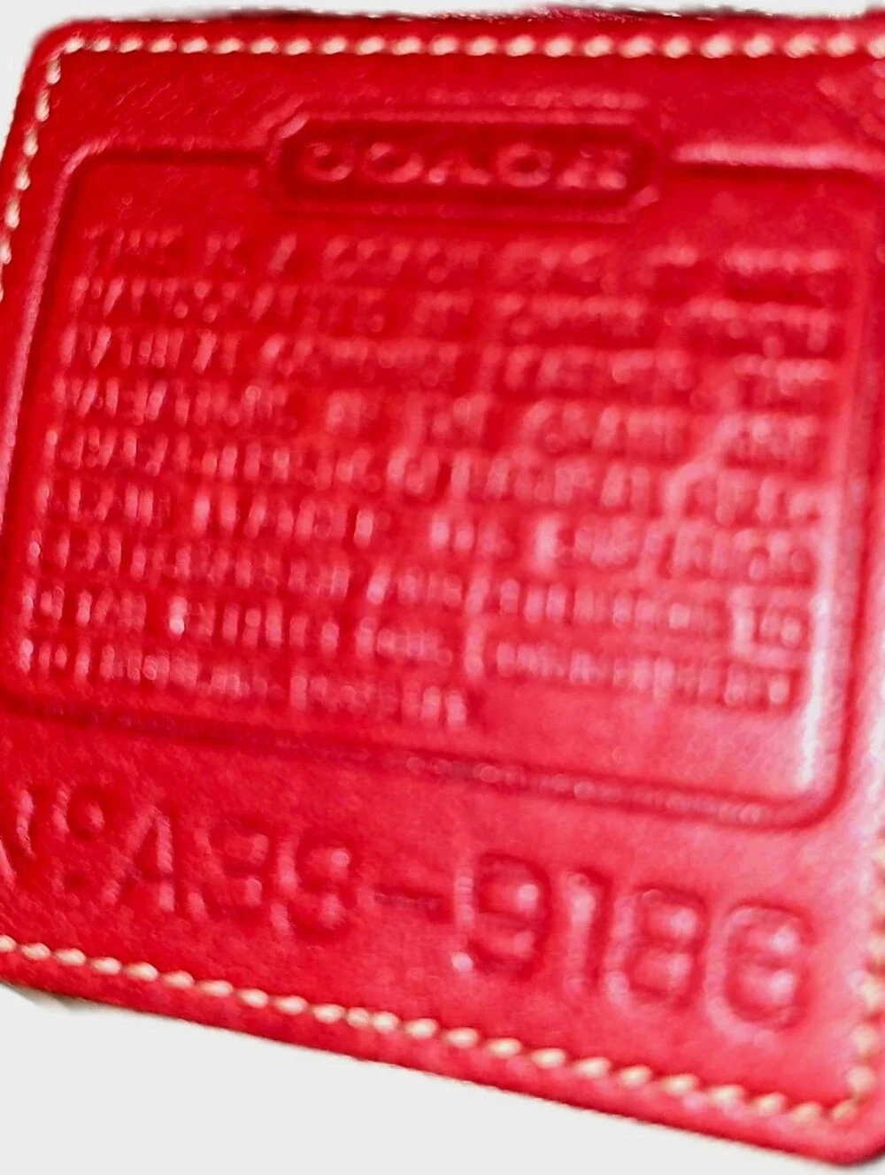 Coach 9186 Vintage Legacy Soho Red Leather Bucket Duffle Shoulder Bag W/Wallet
